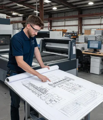 Automation planner studying sheet metal loading tower layout